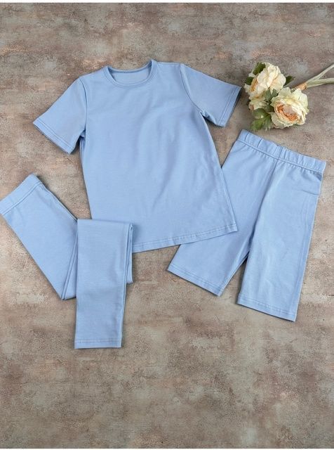 Enia.kids Футболка "Базова" TSKL065, 116, блакитний TSKL065 фото