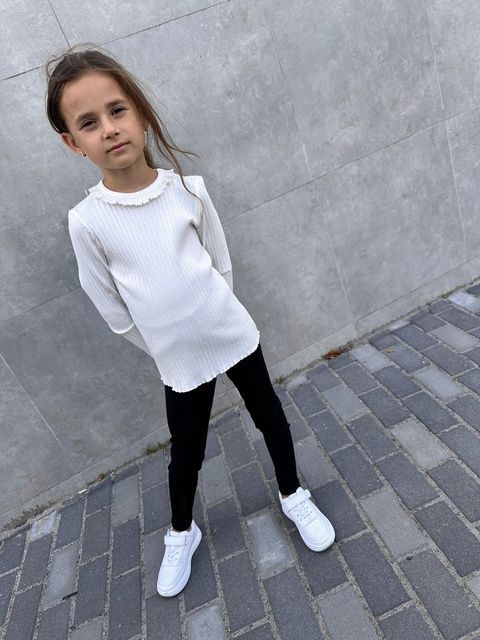 Enia.kids Кофта "Рюша" CFRS0316WH, 116, білий CFRS0316WH фото