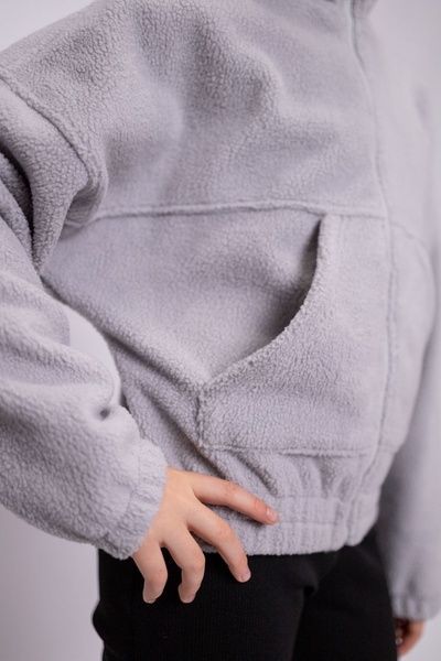 Enia.kids Кофта тепла TSF0337, 128, світло-сірий TSF0337 фото