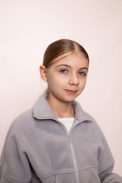 Enia.kids Кофта тепла TSF0337, 128, світло-сірий TSF0337 фото