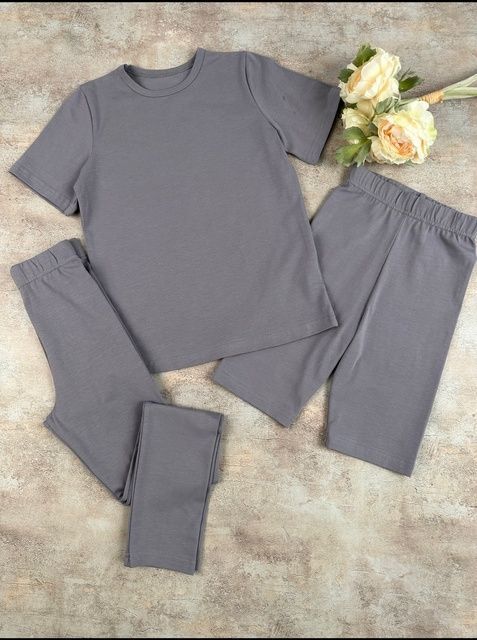 Enia.kids Футболка "Базова" TSKL065, 98, сірий TSKL065 фото