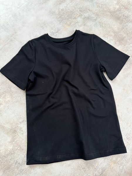 Enia.kids Футболка "Базова" TSKL066BLK, 122, чорний TSKL066 фото