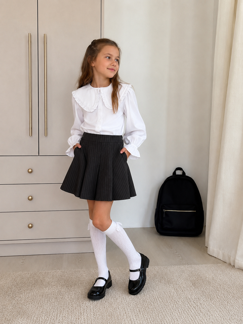 Enia.kids Сорочка "Bloom", 122, білий EK0341 фото