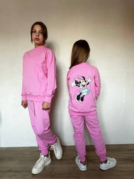 Enia.kids Світшот PR "Міккі і Мінні" SWTD20324, 140, рожевий SWTD20324 фото