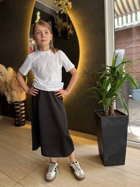 Enia.kids Спідниця-міді SKSTN058, 128, чорний SKSTN058 фото