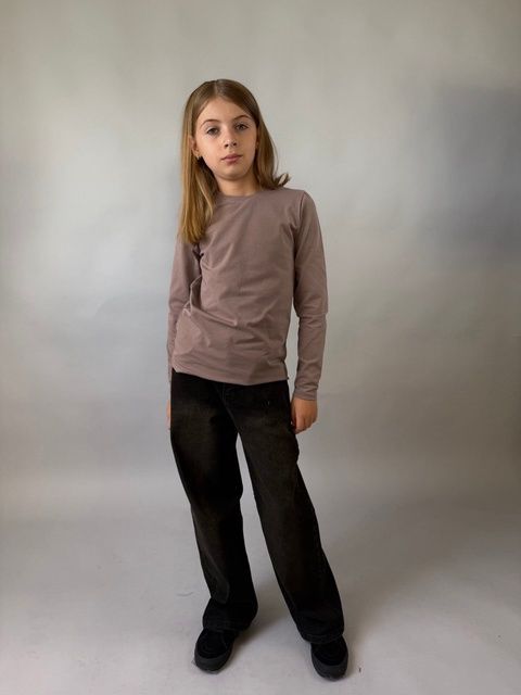 Enia.kids Лонгслів LSKL0319CP, 122, капучино LSKL0319CP фото