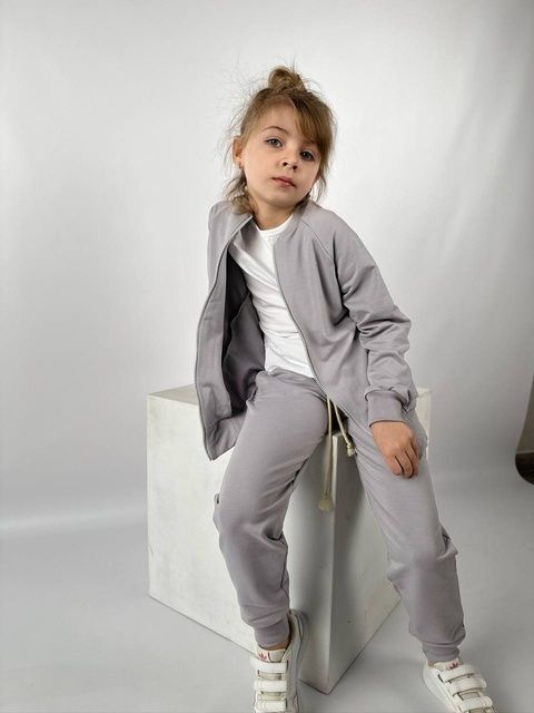 Enia.kids Бомбер BMD2033, 110, сірий BMD2033 фото