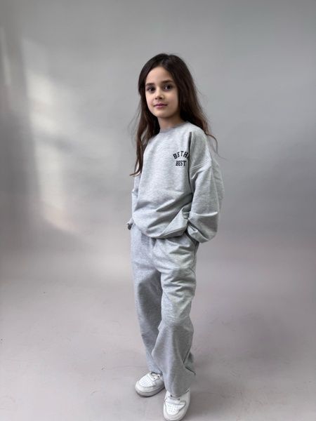 Enia.kids Штани &ldquo;Джогери&rdquo; PND2077GY, 116, сірий меланж PND2077GY фото
