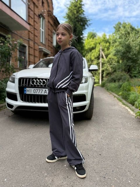 Enia.kids Костюм "Line", 128, графіт EK0124 фото
