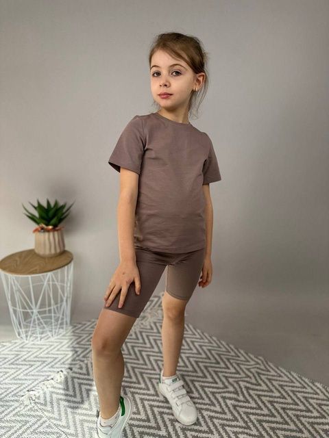 Enia.kids Футболка "Базова" TSKL066CP, 122, капучино TSKL066CP фото