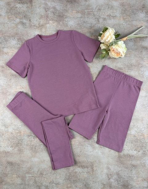 Enia.kids Футболка "Базова" TSKL065, 110, темно рожевий TSKL065 фото