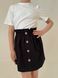 Enia.kids Спідниця &ldquo;Ґудзики&rdquo; SKD2052BLK, 110, чорний SKD2052 фото 2