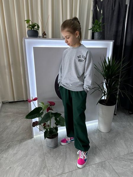 Enia.kids Штани &ldquo;Джогери&rdquo; PND2077DGN, 116, темно-зелений PND2077DGN фото