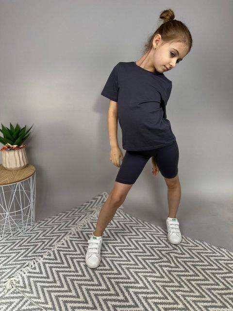 Enia.kids Велосипедки &ldquo;Базові&rdquo; BCKL023GR, 116, графіт BCKL023GR фото