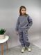 Enia.kids Костюм теплий "Світшот & Джогери" KSFT0118GR, 122, сірий KSFT0118 фото 1