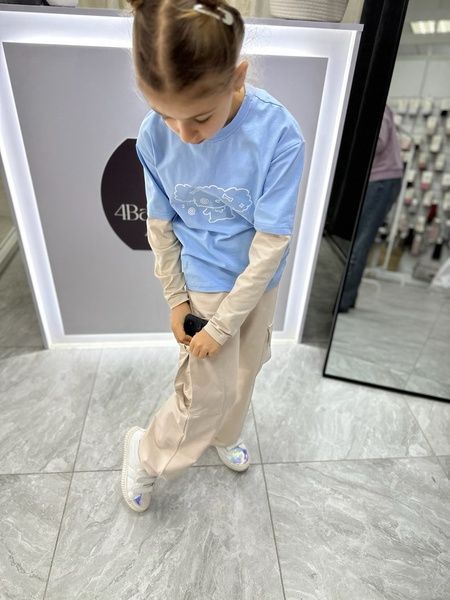 Enia.kids Штани "Карго" PND2079TA, 146, таш PND2079 фото