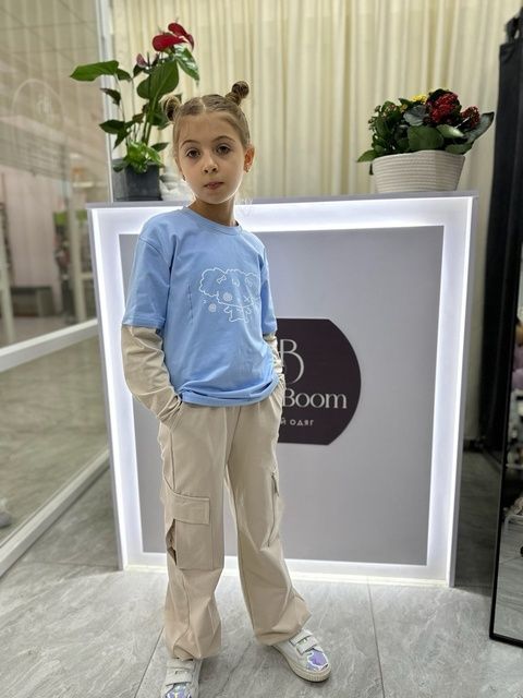 Enia.kids Штани "Карго" PND2079TA, 146, таш PND2079 фото