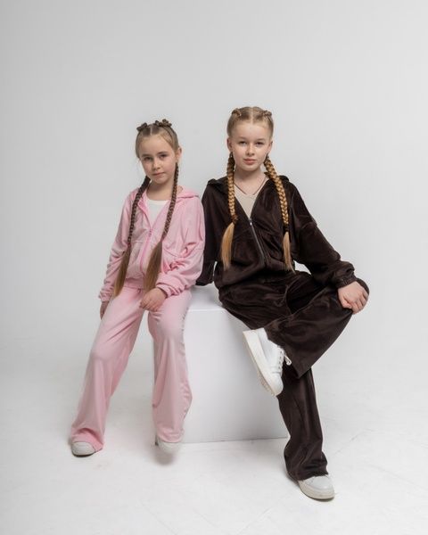 Enia.kids Костюм "Велюр" PL0123, 128, шоколадний EK0123 фото