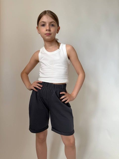 Enia.kids Шорти SRD20510GRY, 116, сірий грі SRD20510GRY фото