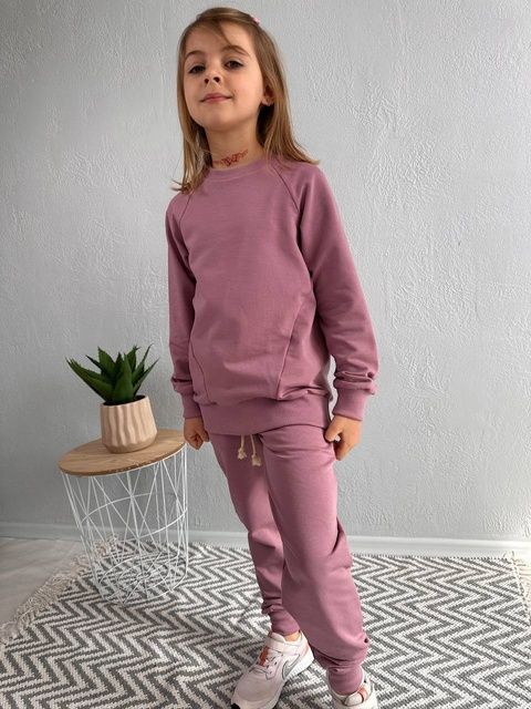 Enia.kids Світшот SWTD20323, 116, темно-рожевий SWTD20323 фото