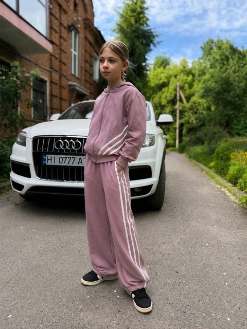 Enia.kids Костюм "Line", 128, темно-рожевий EK0124 фото