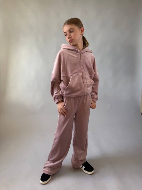 Enia.kids Костюм теплий "Велюр" PL0121, 122, пудра EK0121 фото