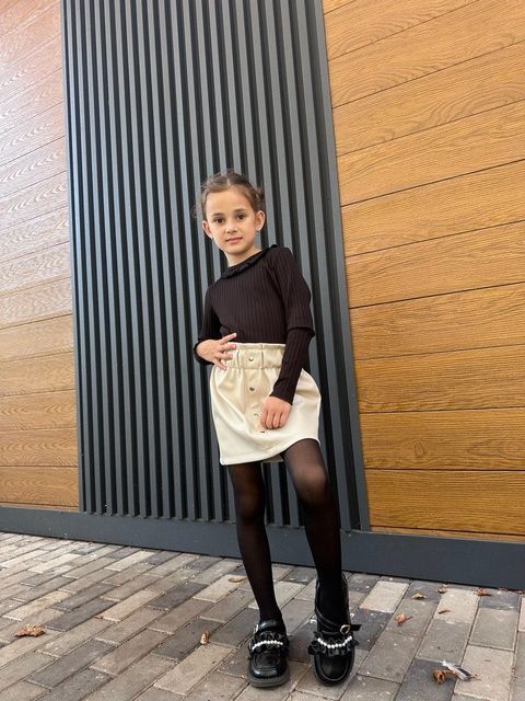 Enia.kids Кофта "Рюша" CFRS0316BLK, 122, чорний CFRS0316BLK фото