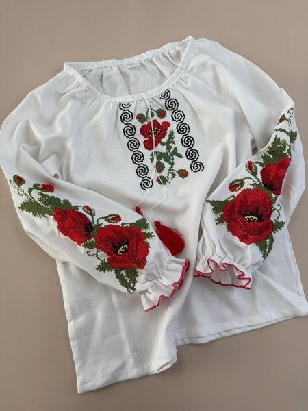 TR Вишиванка Маки 0312, 122 TR0312 фото
