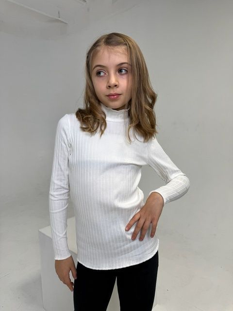 Enia.kids Гольф "Рубчик" GFRS037WH, 152, білий GFRS037WH фото