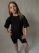 Enia.kids Футболка "Оверсайз" TSKL0610BLK, 122, чорний TSKL0610BLK фото 2